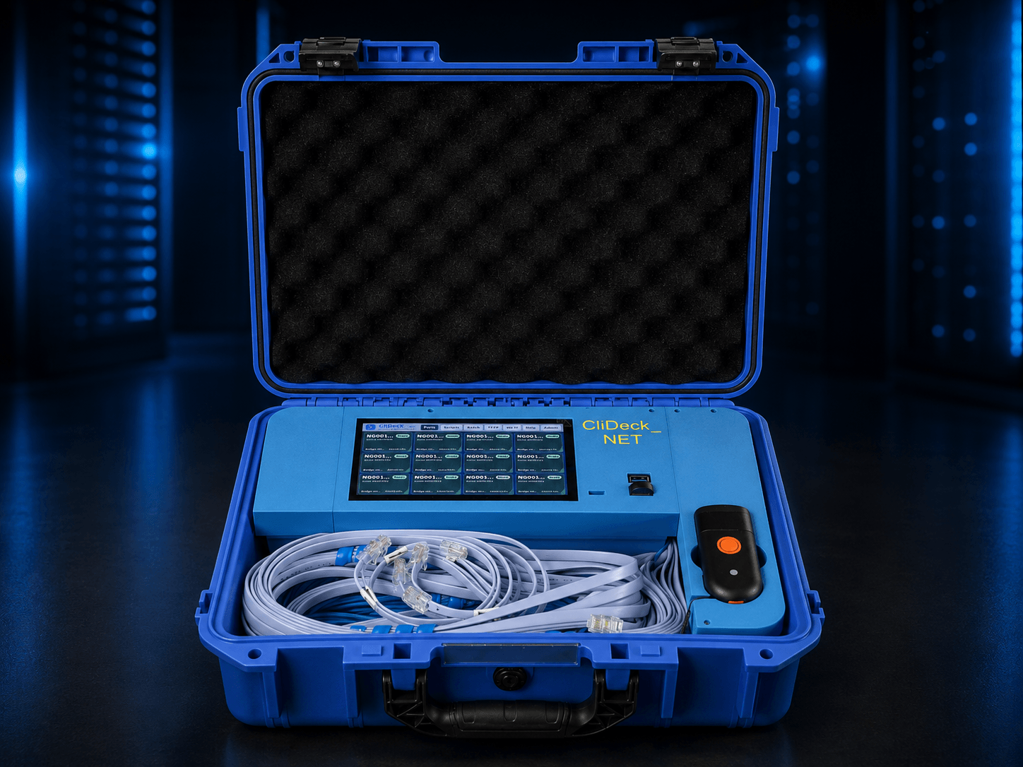 CliDeck Net Controller front-facing open case product photo